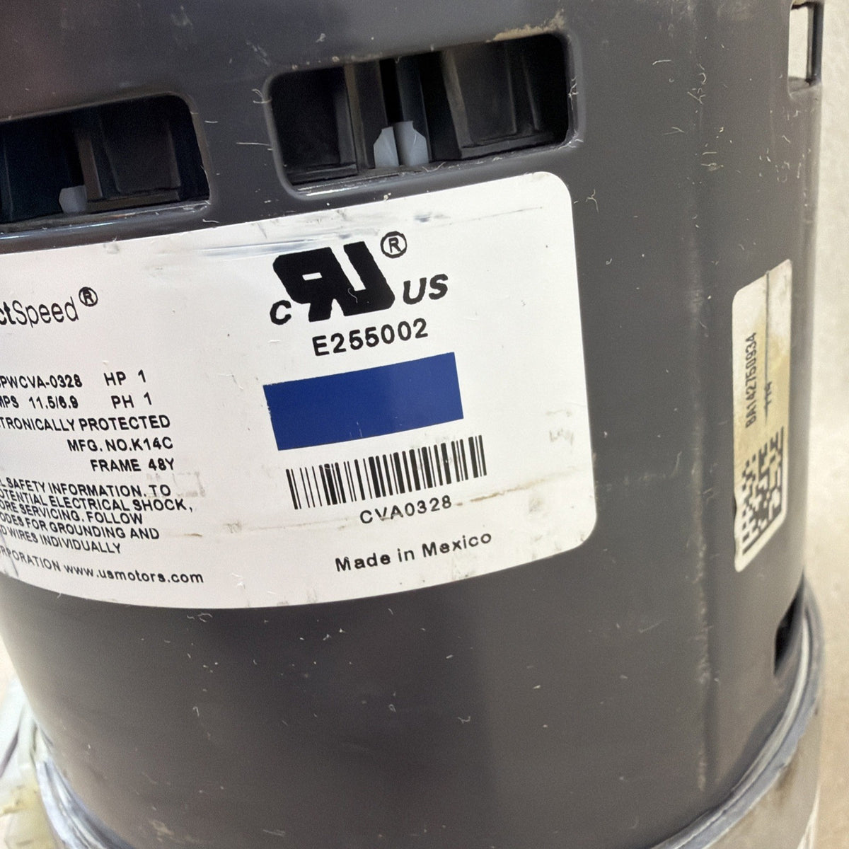 ✅ US Motors ECM M055PWCVA-0328 Blower Motor 1HP  PerfectSpeed 0131M00272