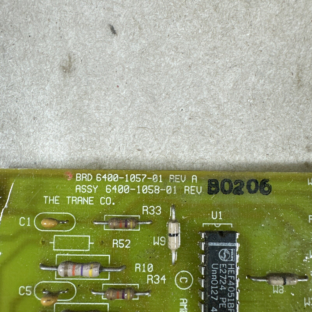TESTED🔥 TRANE FURNACE CONTROL CIRCUIT BOARD 6400-1057-01 REV A. (A5)