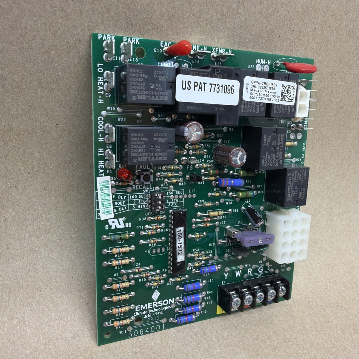 TESTED🔥 Emerson 50M56-290-01  Furnace Control Circuit Board PCBBF162F