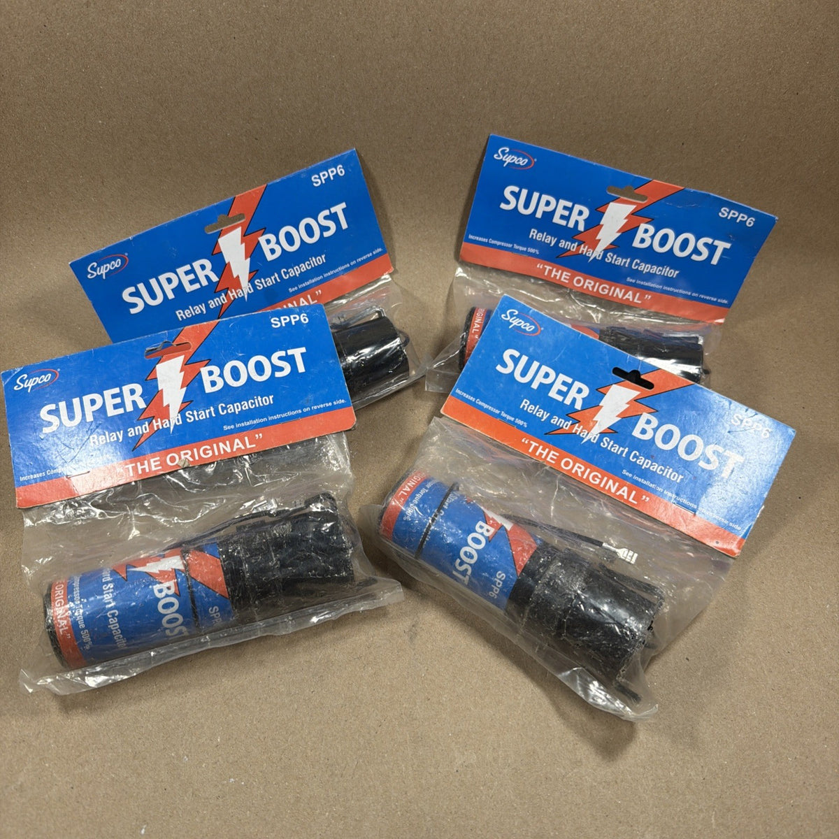 (Lot 4) SUPCO SPP-6 Super Boost Hard Start Capacitor COMPRESSOR