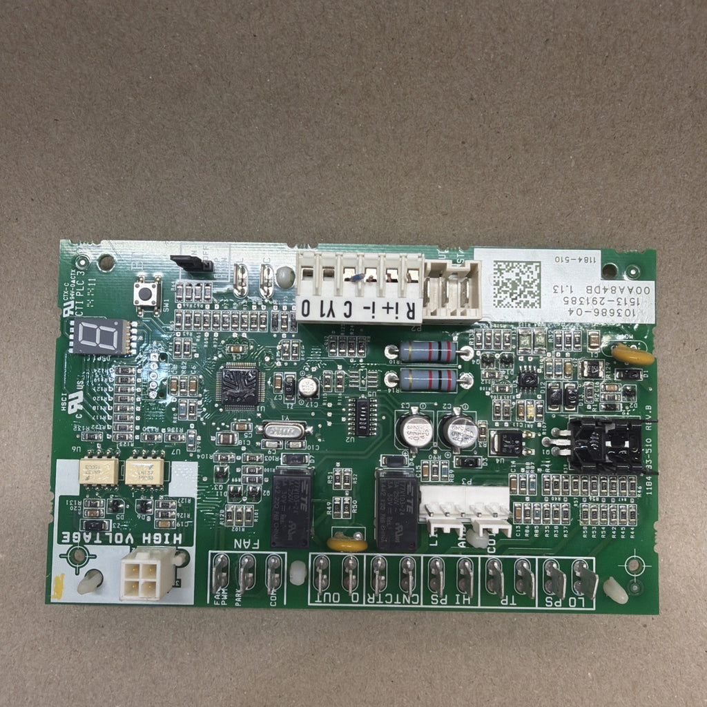 TESTED✅ LENNOX HEAT PUMP CONTROL BOARD 1184-510 103686-04 1184-83-510 REV B