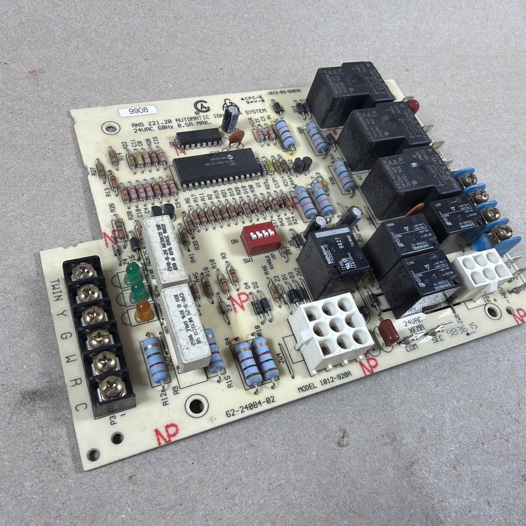 TESTED🔥 1012-83-9203A.   62-24084-02 1012-920A  control board Rheem Furnace