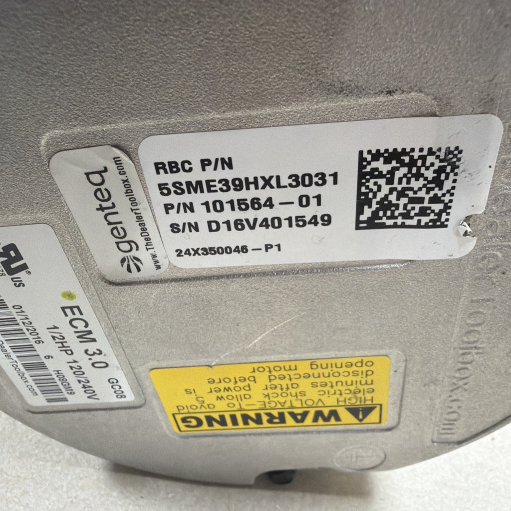 🔥 Genteq 5SME39HXL3031 ECM 3.0 Blower Motor 1/2HP 120/240V  101564-01 GC08