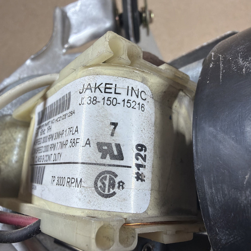 TESTED🔥 Carrier Bryant Inducer Motor Furnace Jakel 326628-765 J238-150-15216