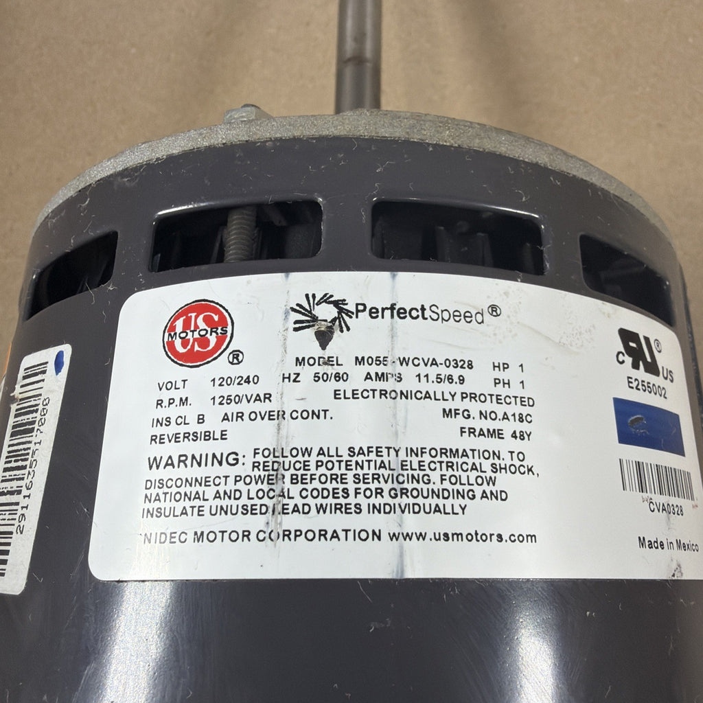 TESTED🔥 US Motors ECM M055PWDHV-0588 Blower Motor 1HP  PerfectSpeed 104758-23
