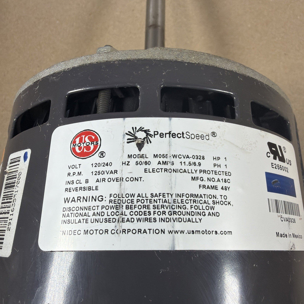 TESTED🔥 US Motors ECM M055PWDHV-0588 Blower Motor 1HP  PerfectSpeed 104758-23