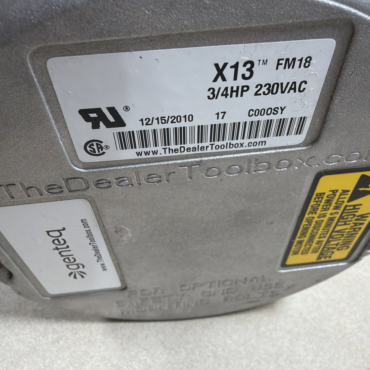 TESTED🔥 Genteq Motor X13 3/4 HP  230V  5SME39NXL167. HD46AR247 FM18 (L)