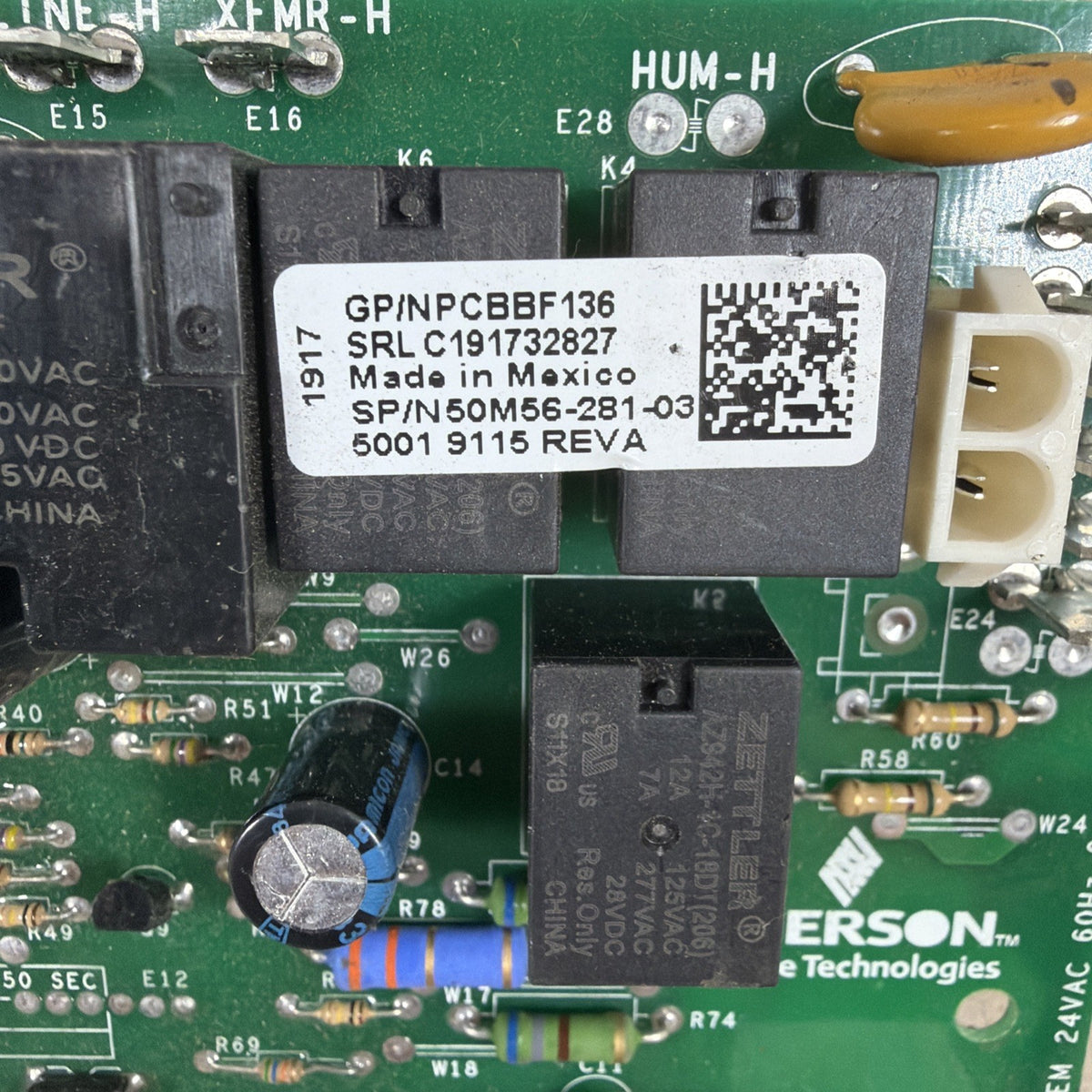 TESTED🔥 Goodman Amana Emerson PCBBF136 Furnace Circuit Board 50M56-281-03