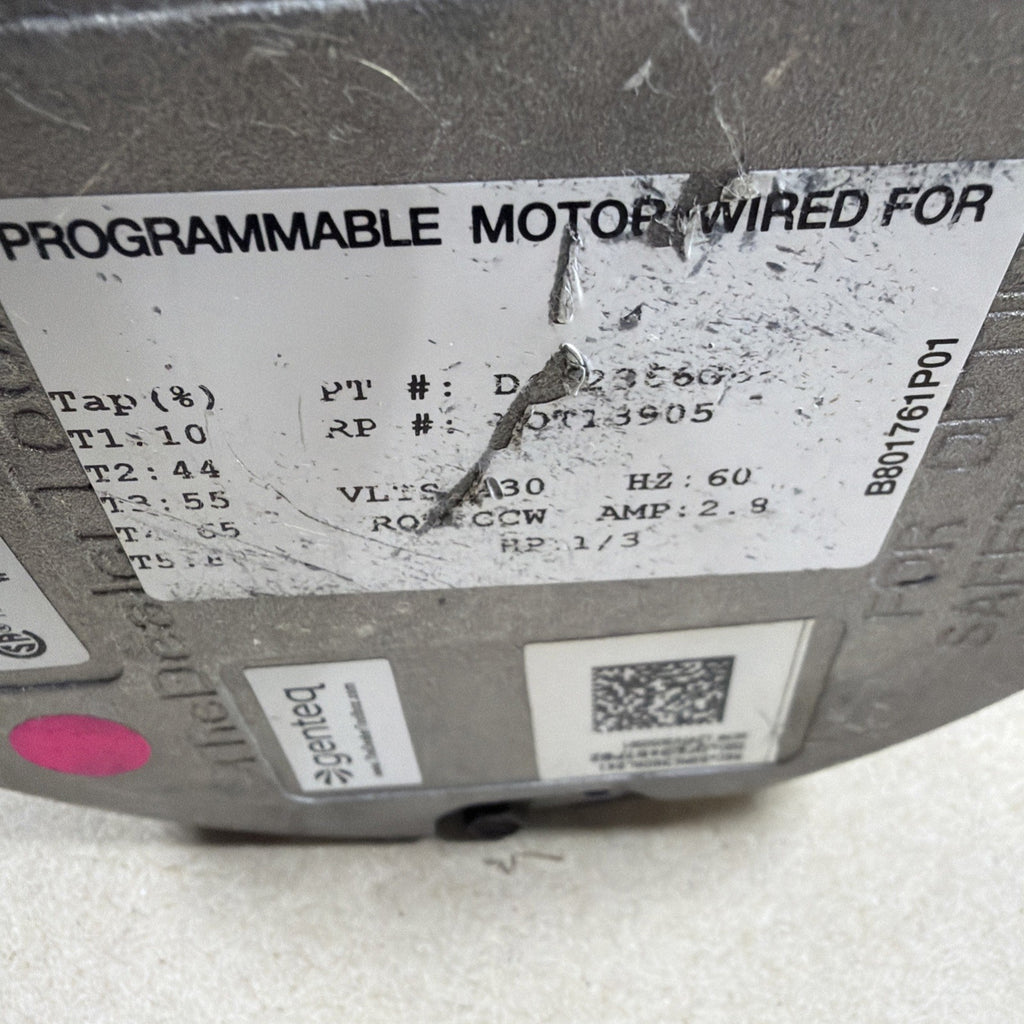 🔥 GENTEQ X13 ECM BLOWER MOTOR 5SME39DXL241 1/3HP MOT13905 FM20 X13. (J)