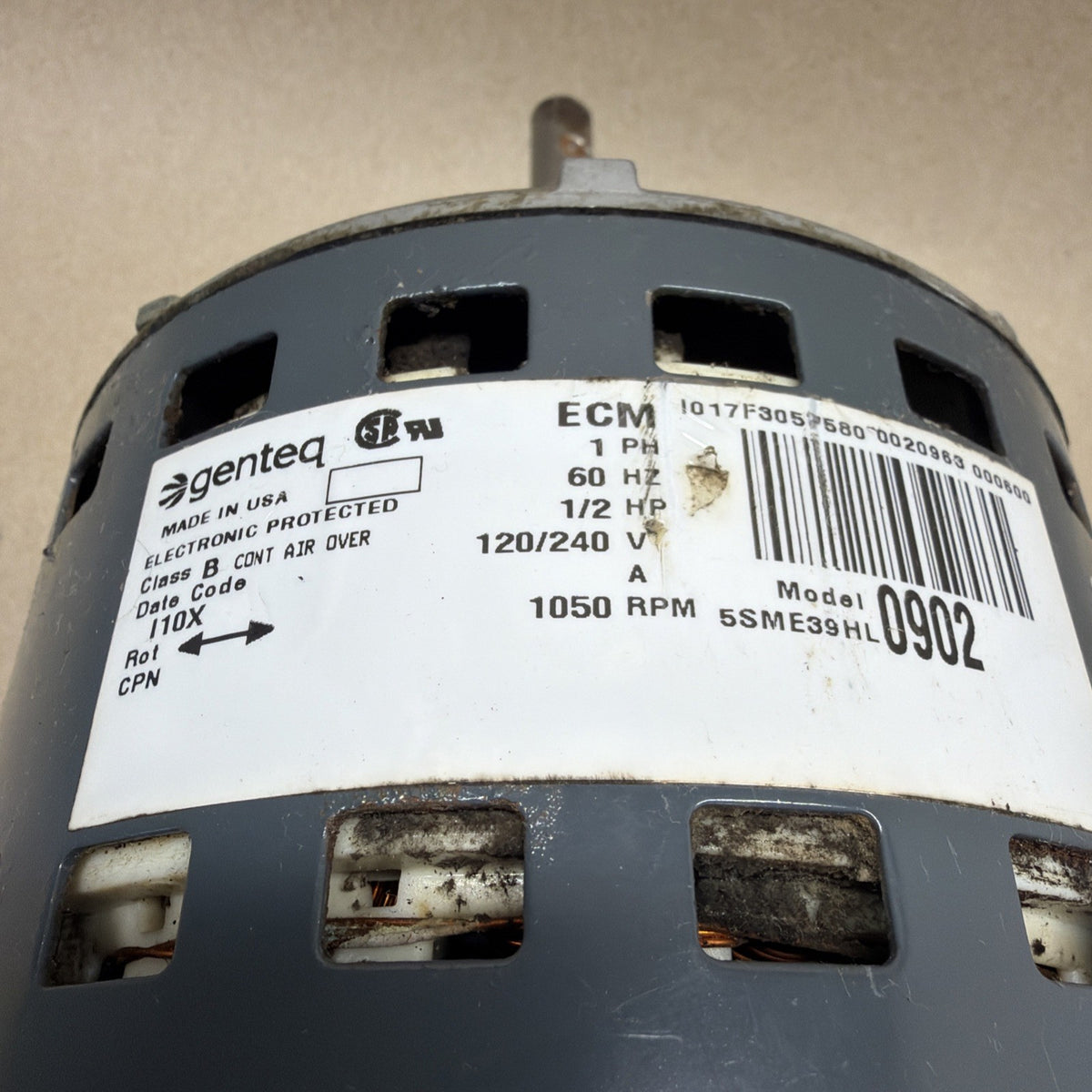 TESTED🔥 ECM 1/2HP Blower Motor GE 5SME39HL0902 200/230V CCW CN02 MOT09229