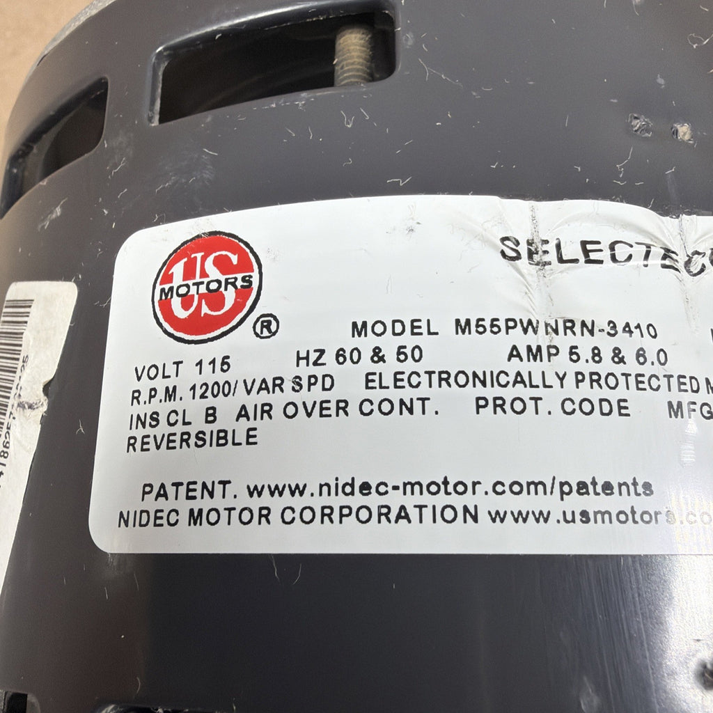 TESTED🔥 US Motors M55PWNRN-3410 Furnace Blower Motor 0131F00137 0271F00376