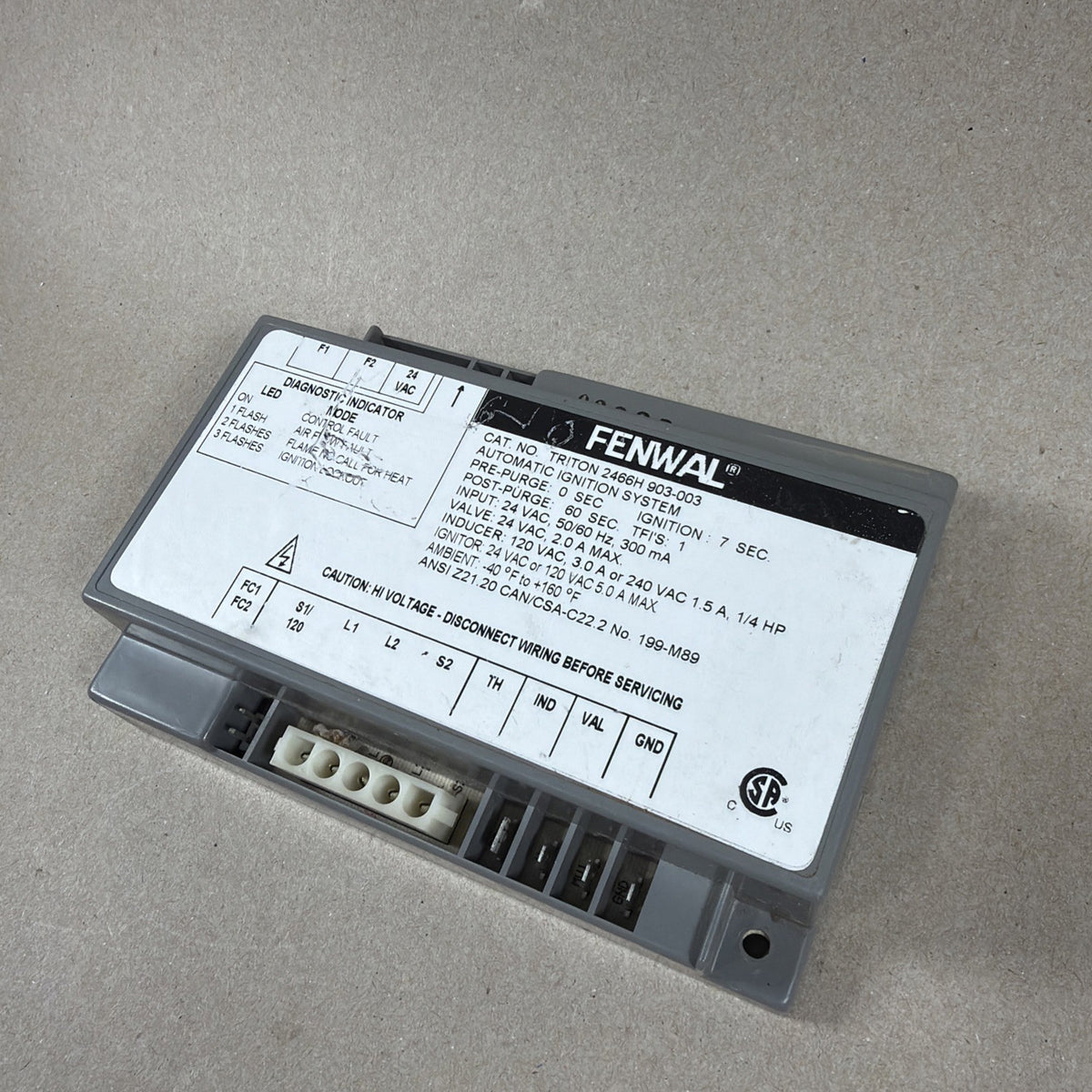 TESTED🔥🔥 Triton Fenwall Ignition Controller Module 2466H 903-003 (H50)
