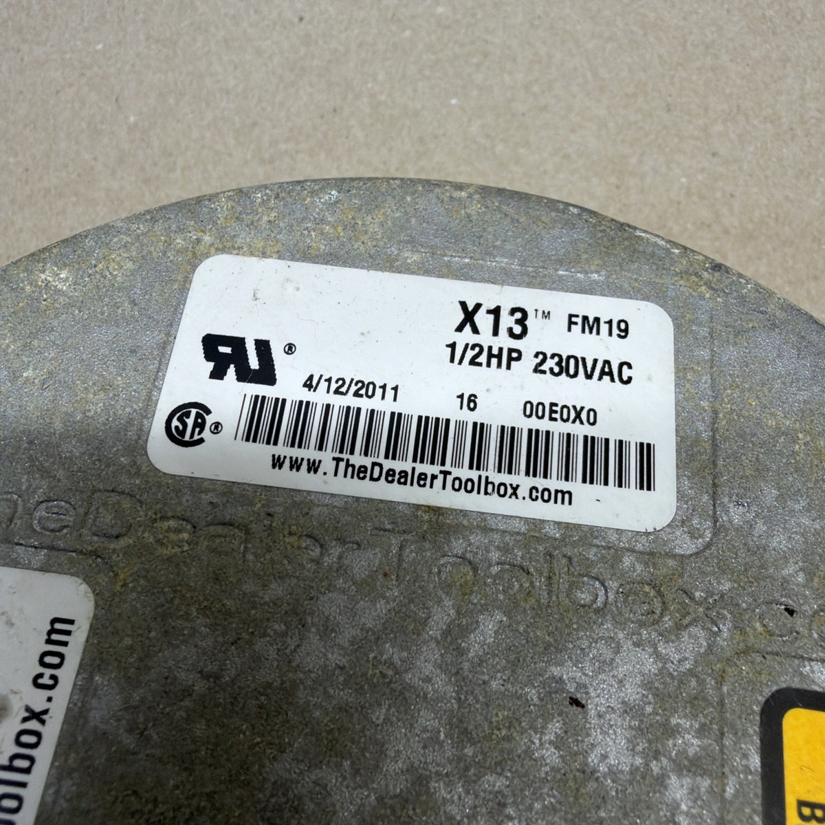 TESTED✅ GE Genteq ECM X13   1/2 HP Blower Motor  230VAC  FM19