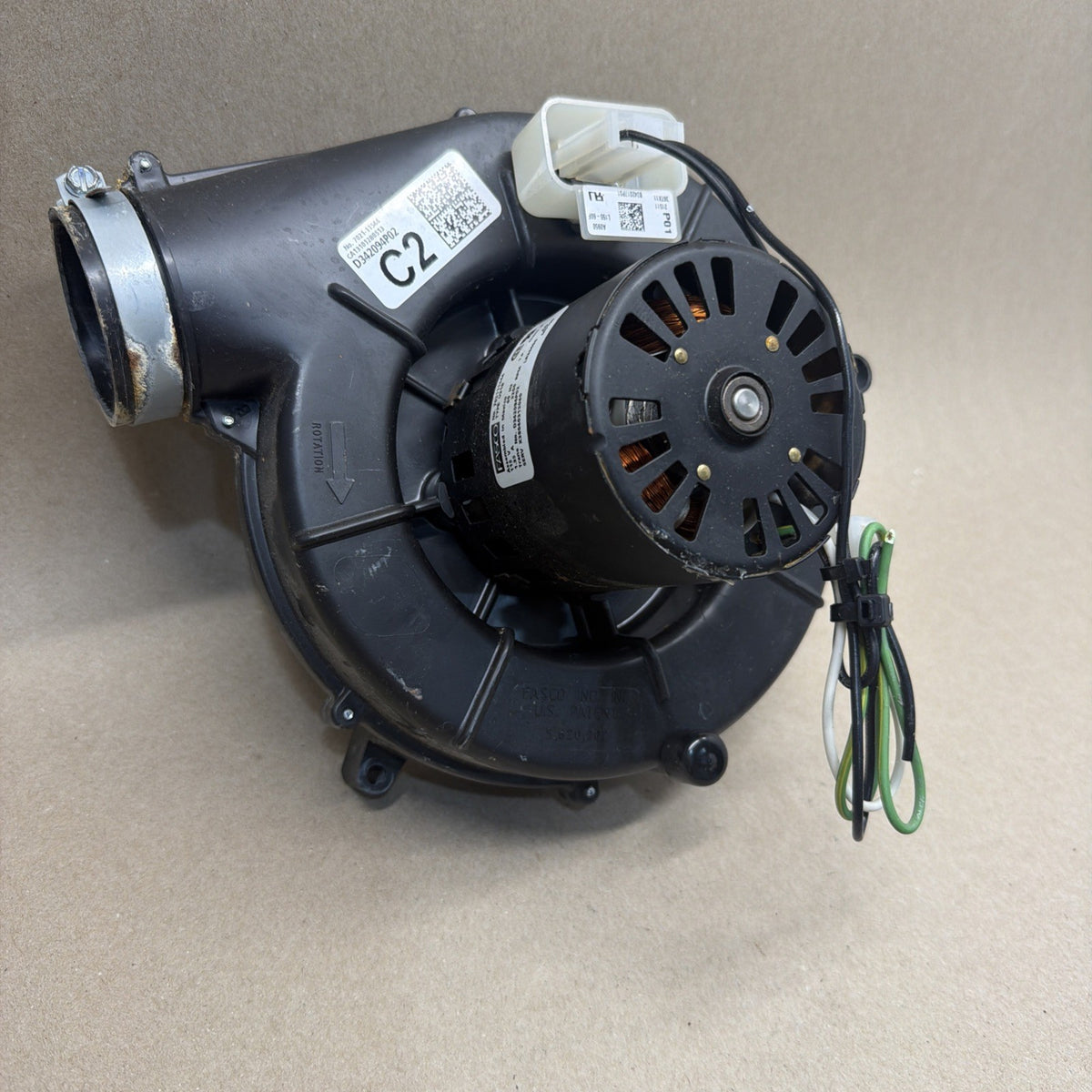 ✅ FASCO 702111544 Furnace Draft Inducer Motor X38040313060 D342094P02