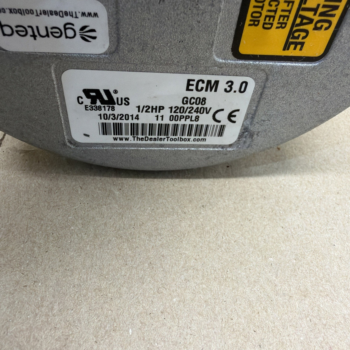 TESTED✅ 5SME39HXL3006A HD44RE122 ECM 3.0 GC08 Genteq Furnace blower motor