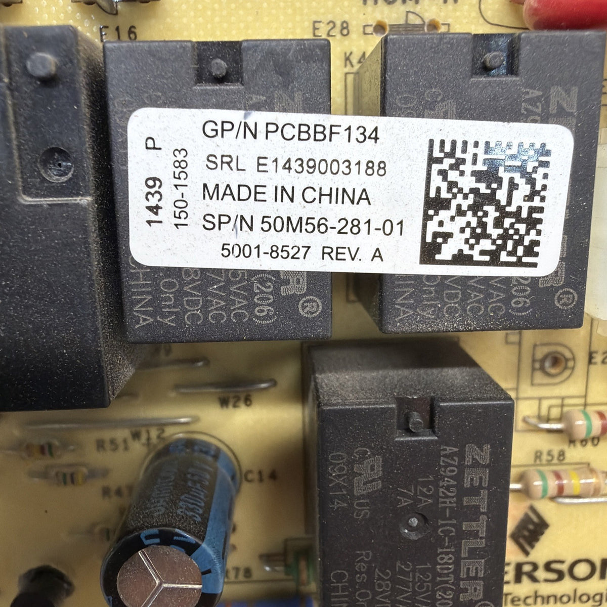 TESTED🔥 50M56-281-01  PCBBF134 Control Board Furnace Circuit E1439003188