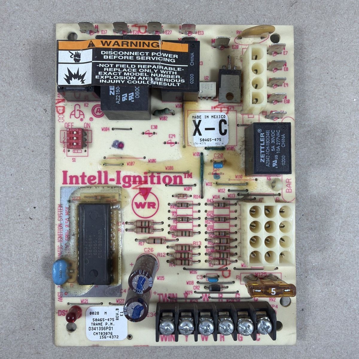 TESTED🔥 White Rodgers D341396P01 Furnace Control Circuit Board 50A65-475-04