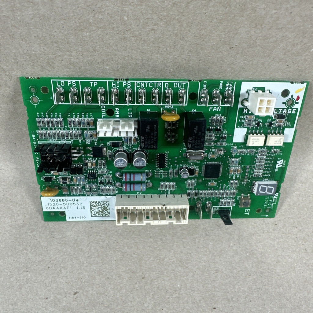 TESTED🔥 LENNOX 103686-04 A/C Heat Pump Control Circuit Board 1184-510. (B210)