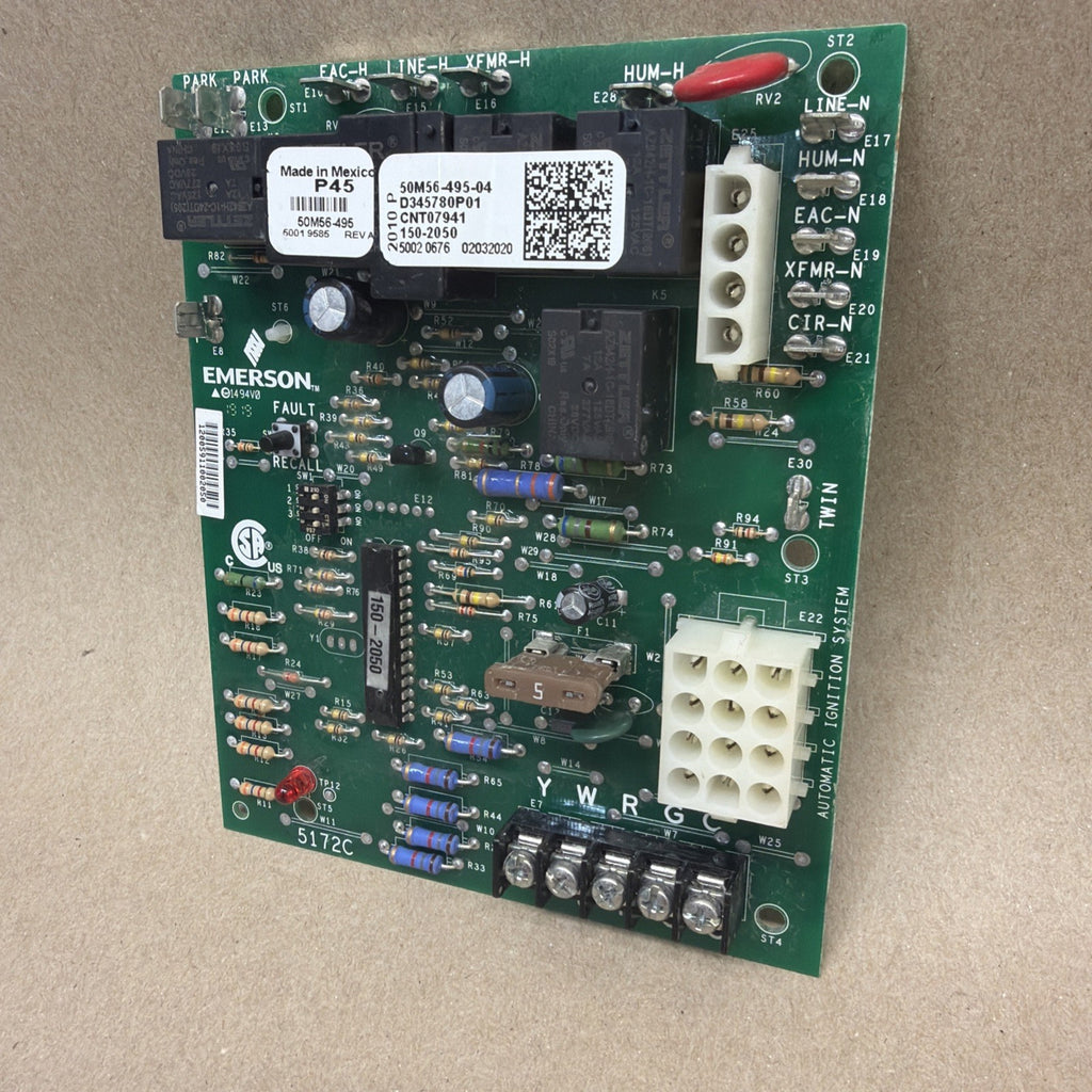 TESTED🔥. 50M56-495-04 Trane Furnace Control Board 50M56-495 D345780P01