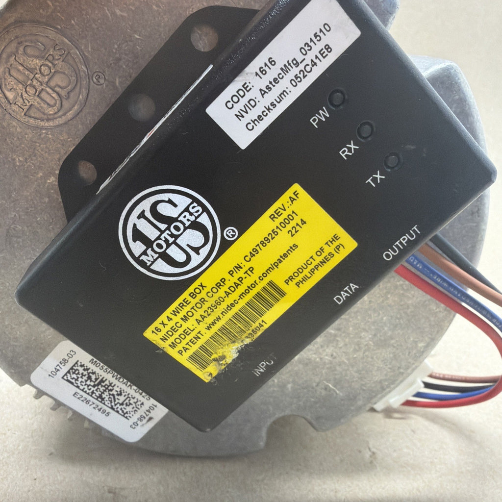 ✅ US Motors ECM M055PWCVV-0346 Blower Motor 1HP  PerfectSpeed AA23960-ADAP-TP