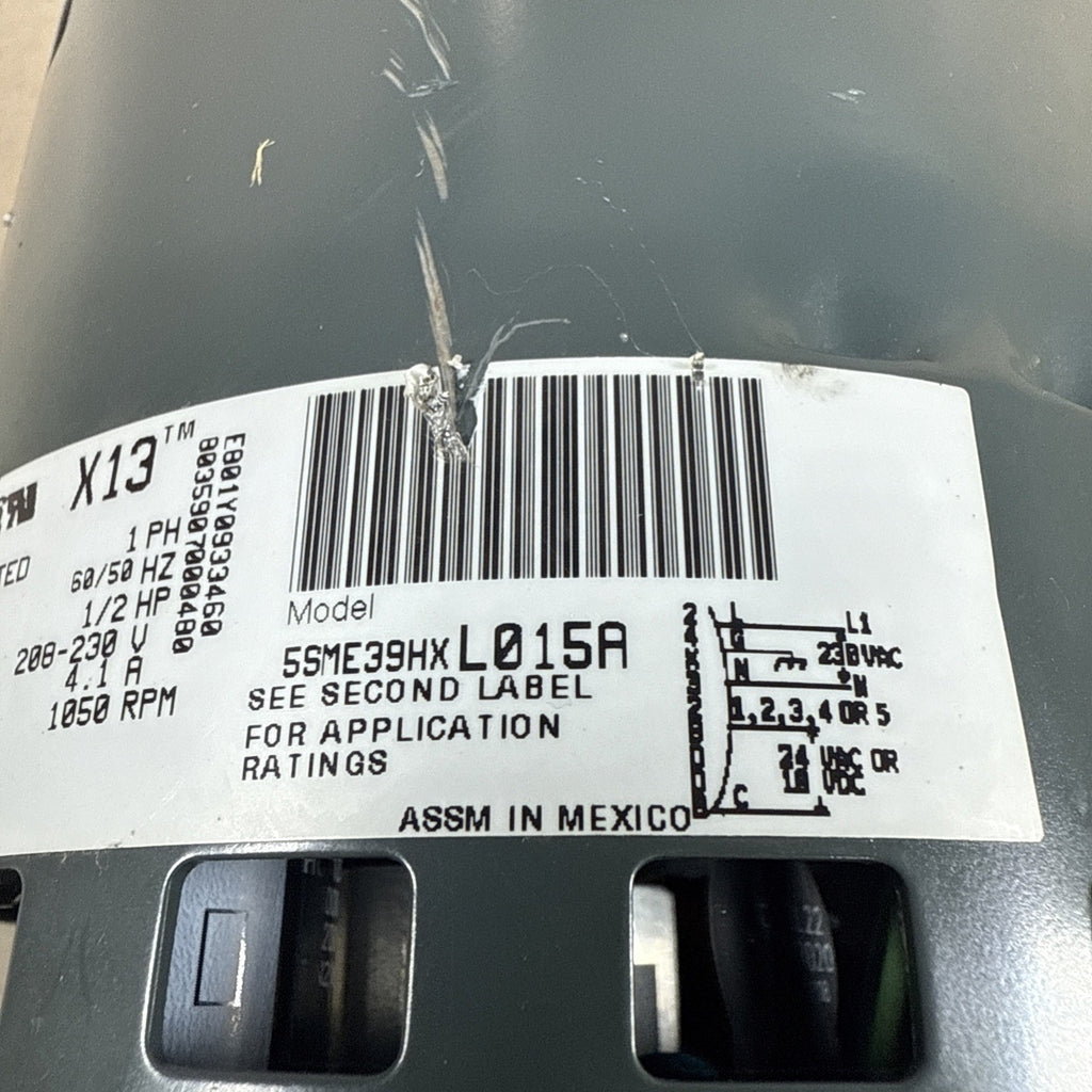 TESTED GE Genteq ECM X13 1/2 HP Blower Motor 5SME39HXL015A 101207-03 FM19 (#8)