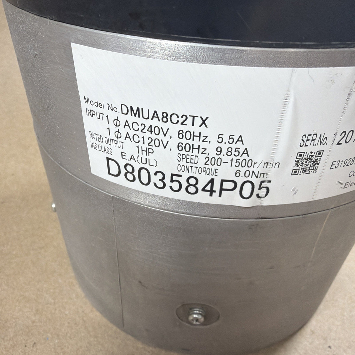 TESTED🔥. TRANE 1HP Motor and Module DMUA8C2TX D803584P05 120/240V
