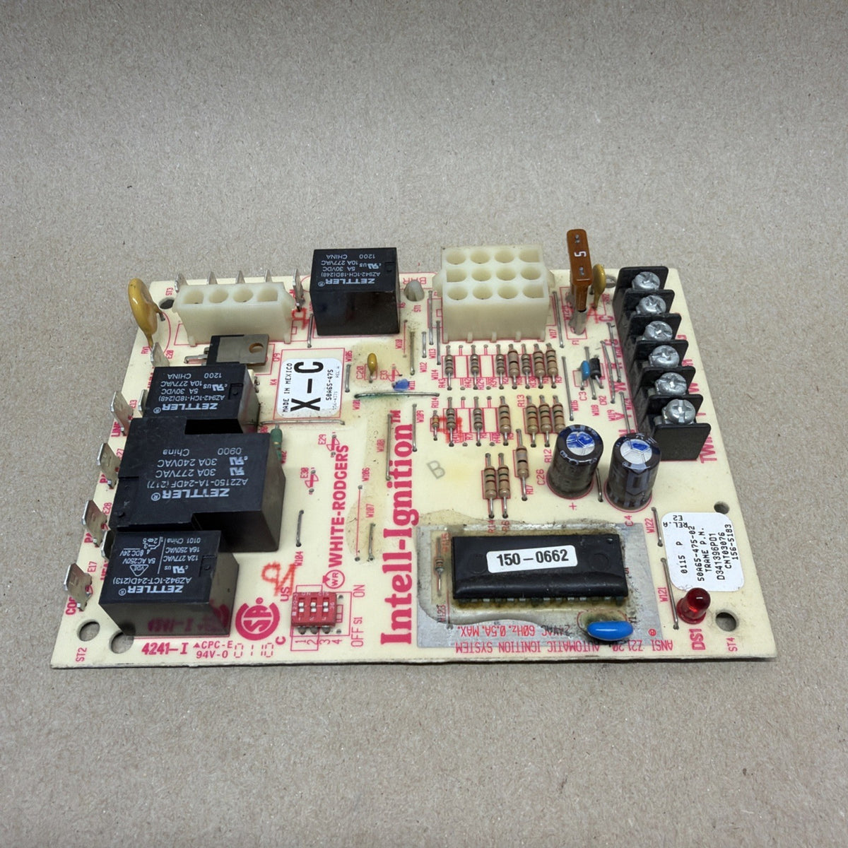 TESTED✅ White-Rodgers Intelli-Ignition Control Board 50A65-475-02 D341396P01