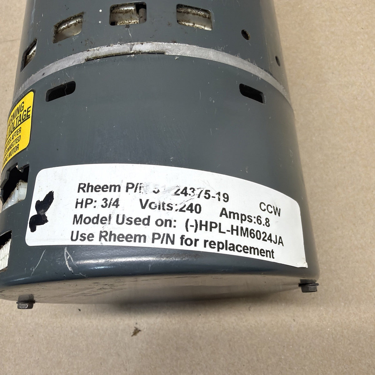 🔥 Trane 5SME39SL0615 3/4HP ECM 2.3 DG03 Genteq Furnace Blower Motor CCW