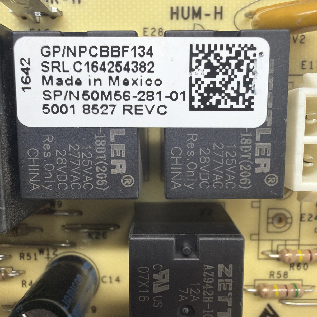 TESTED🔥 50M56-281-01  PCBBF134 Control Board Furnace Circuit E1439003188