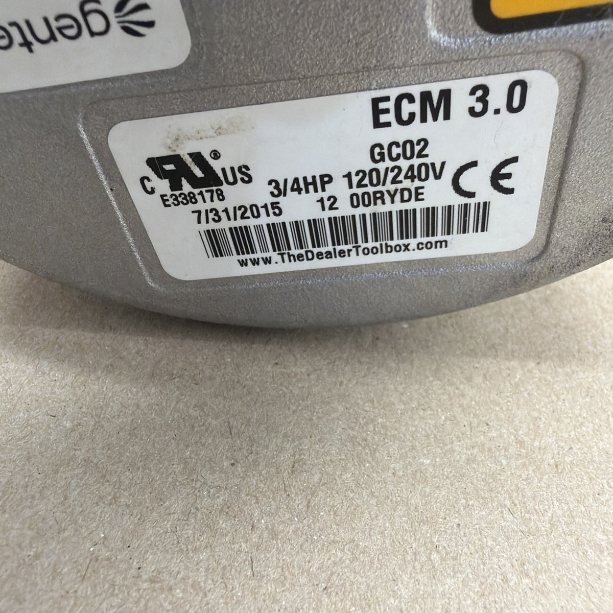 TESTED🔥 5SME39NXL3053 Genteq ECM 3.0 Blower Motor 3/4HP 101564-03 GC02