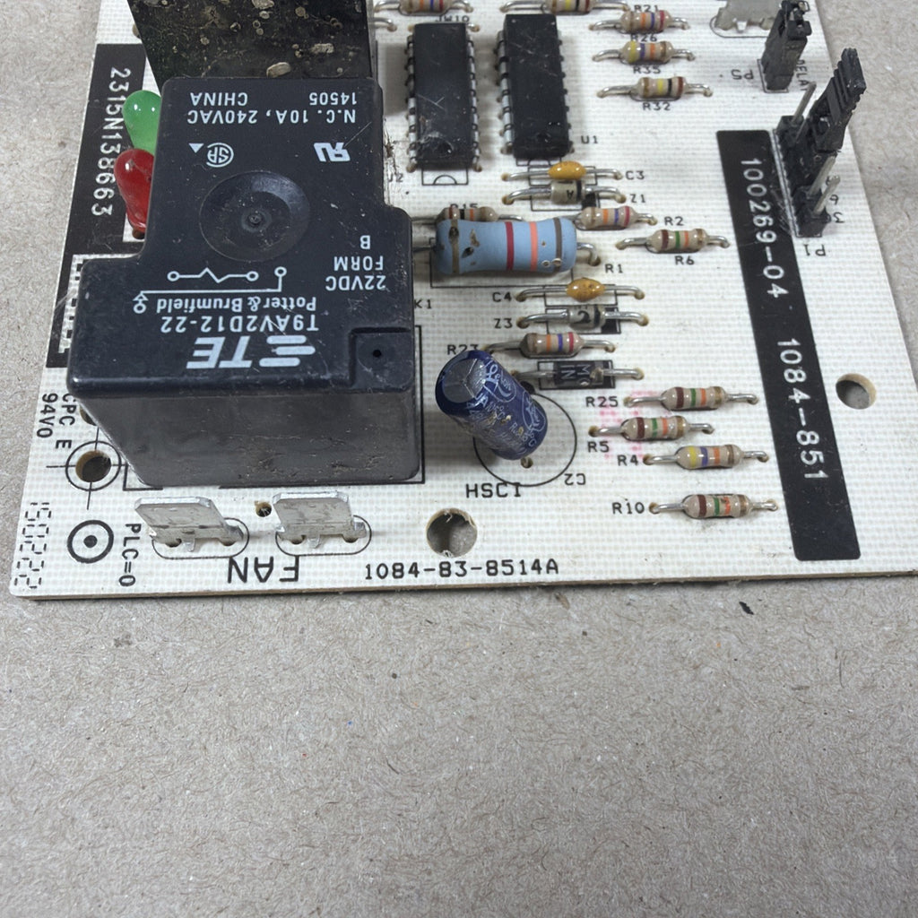 TESTED🔥🔥 Carrier Bryant York 1084-83-8514A  100269-04 851 Control Board (N65)