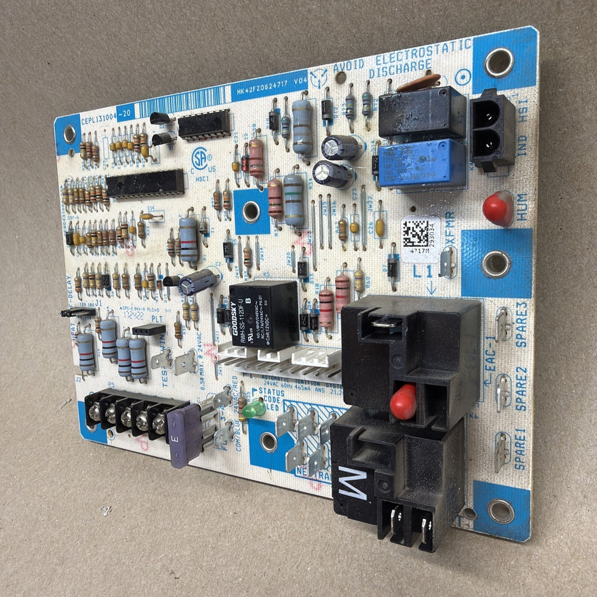 TESTED✅ Carrier HK42FZ062 Furnace Control Board CEPL131004-20 CEBD431004-23A