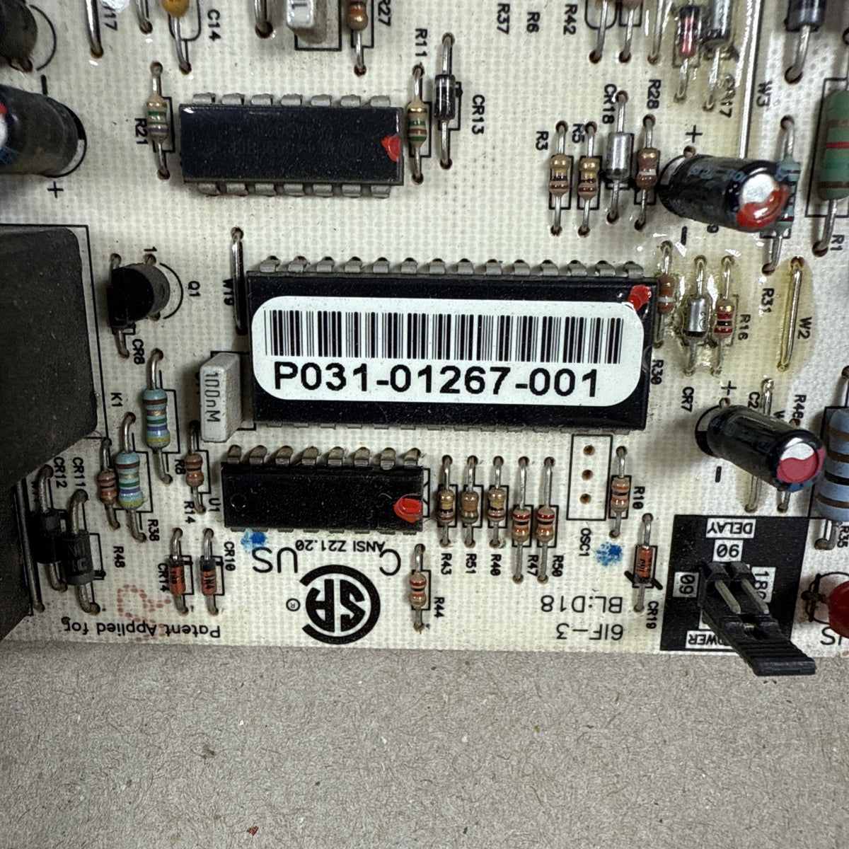 York Coleman P031-01267-001 Furnace Circuit Board SOURCE1 031-01267-001A (C90