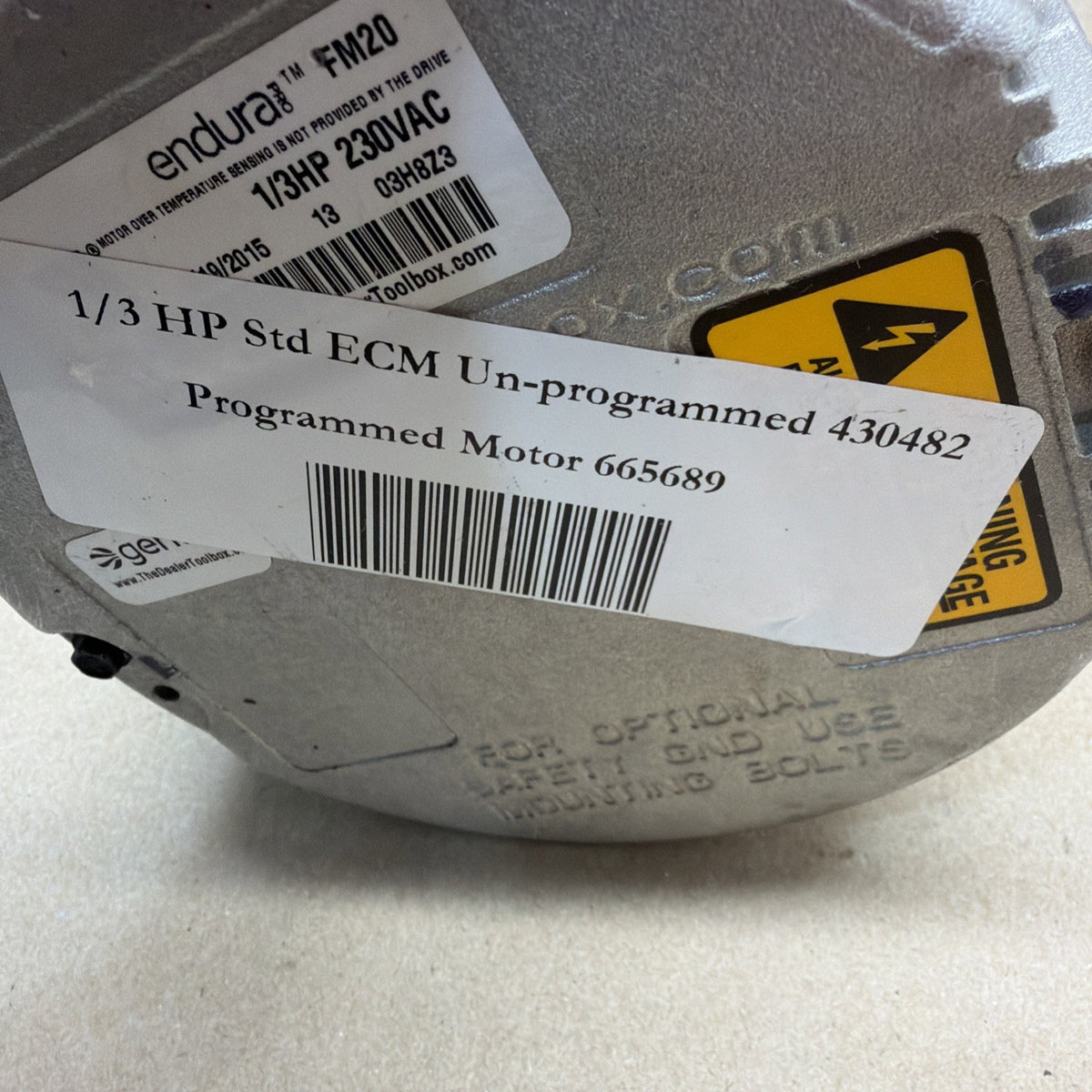 TESTED🔥 GENTEQ X13 ECM BLOWER MOTOR 5SME39DXL016A 1/3HP 430482 FM20 X13