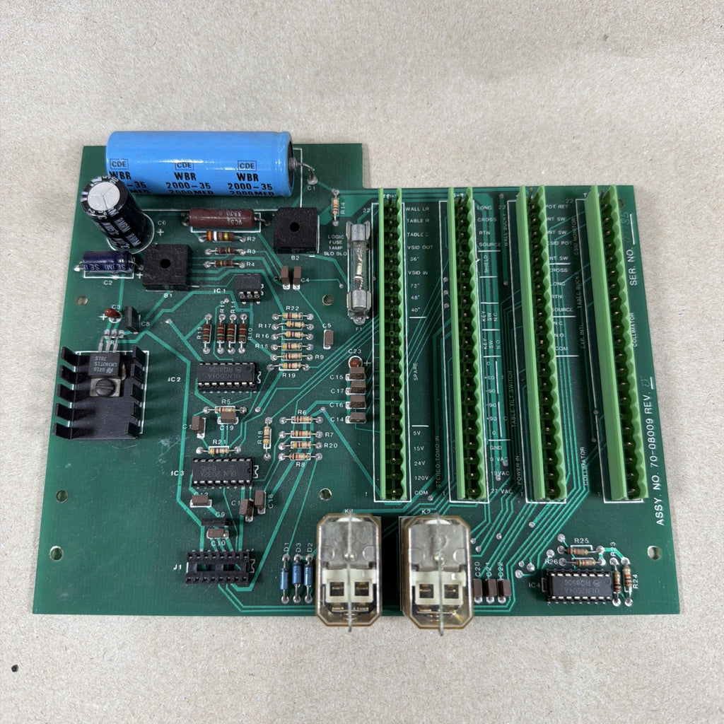 🔥 BOARD 70-06257-H  -  ASSY 70-08009  REV L  -  PHILIPS / SHIMADZU  X-RAY (C31