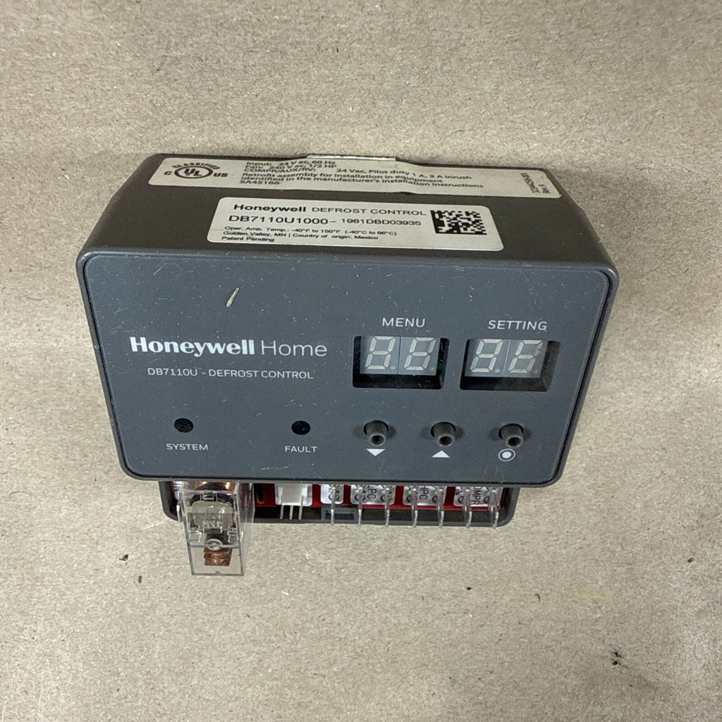 TESTED! HONEYWELL UNIVERSAL HEAT PUMP DEFROST CONTROL BOARD DB7110U1000 (G8)