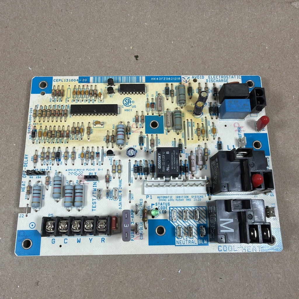 Carrier HK42FZ062 Furnace Control Board CEPL131004-20 CEBD431004-22A