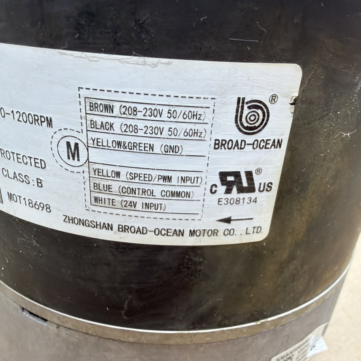 TESTED✅ Trane D159882P01 Fan Motor ZWK702B0006 MOT18698 KMSAH054002