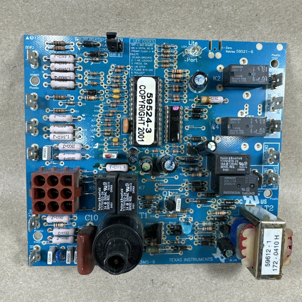 CNT03458 / 59612-1  / X13650875010   Control Circuit Board HVAC.  59524-3 (N47)