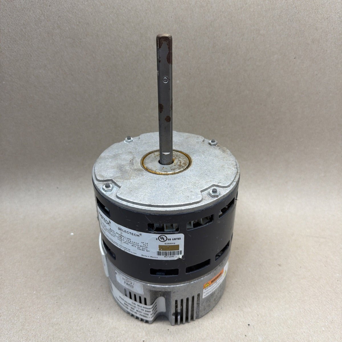 TESTED✅ Protech Selectech M55PWMLF-2830 1/3 hp Blower Motor 208/230V