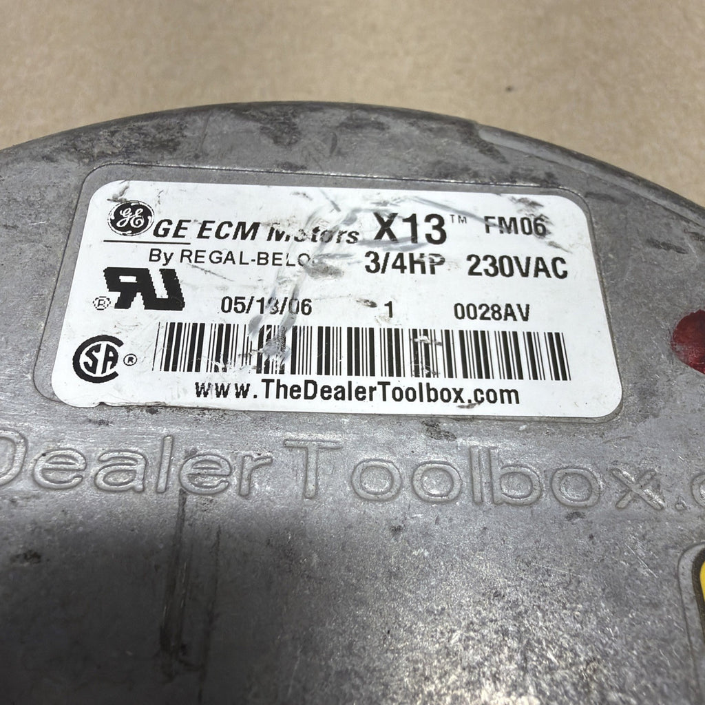 TESTED🔥 GE X13 ECM.  FM06  230VAC 3/4HP Motor Module 05/13/2006