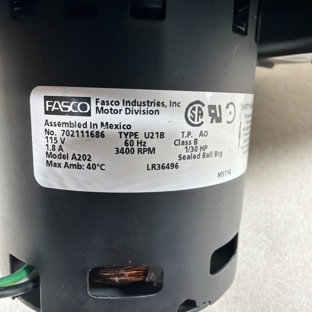 TESTED🔥 JK4027399-1 Furnace Draft Inducer Motor Assembly 702111686 Fasco (A6)