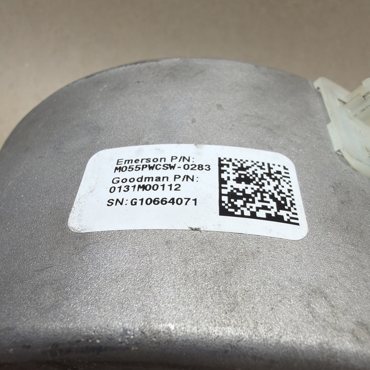 TESTED 🔥 EMERSON BLOWER MOTOR  M055PWEJM-1087  120/240V, 104944-17