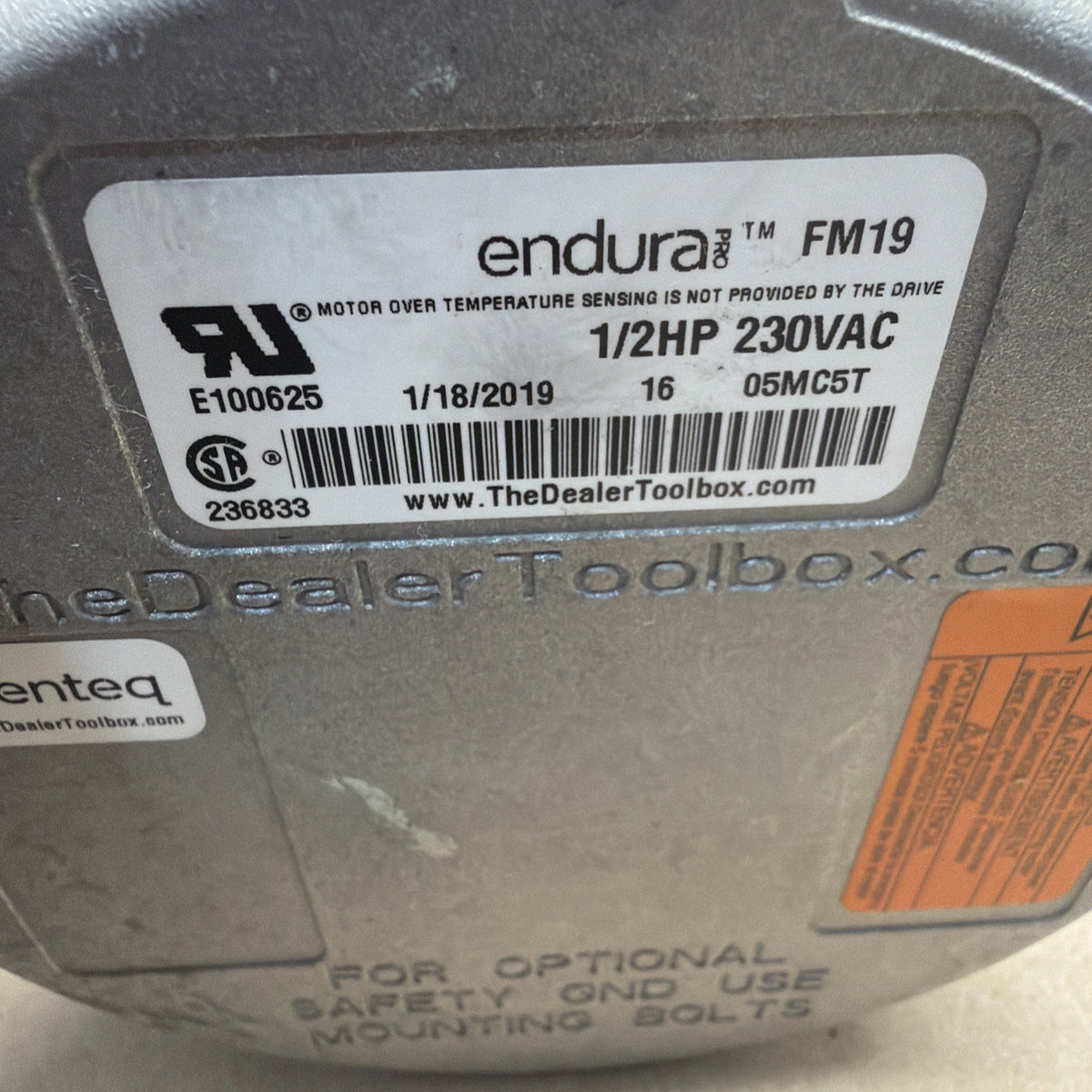 TESTED🔥 GE Genteq ECM 1/2 HP Blower Motor 5SME39HXL184 230V  FM19 HD44AR242