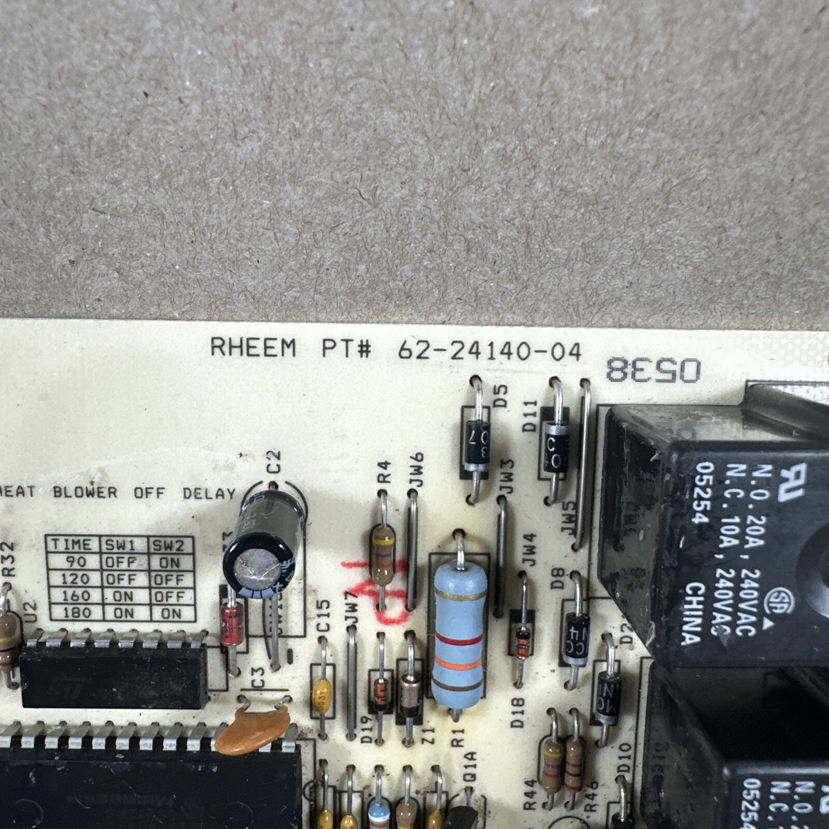 ✅ RHEEM RUDD 1028-83-9282B FURNACE CONTROL CIRCUIT BOARD 62-24140-04 1028-928