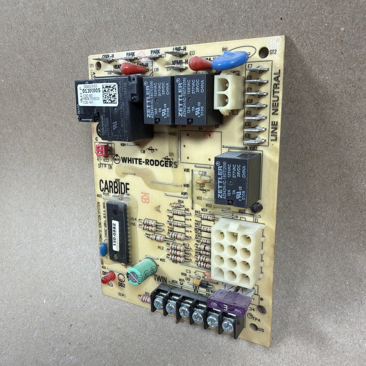 TESTED🔥  White Rodgers 50A55-289-03 Control Board 0130F00005
