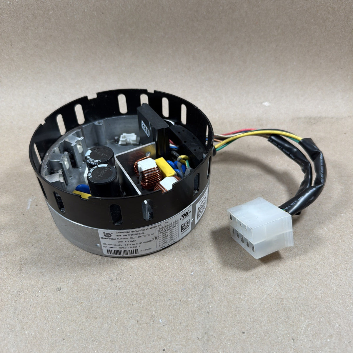 🔥 BROAD-OCEAN ZWK778C5H0030L ECM Blower Motor 230V 1/2HP HD44AQ282 K00190134