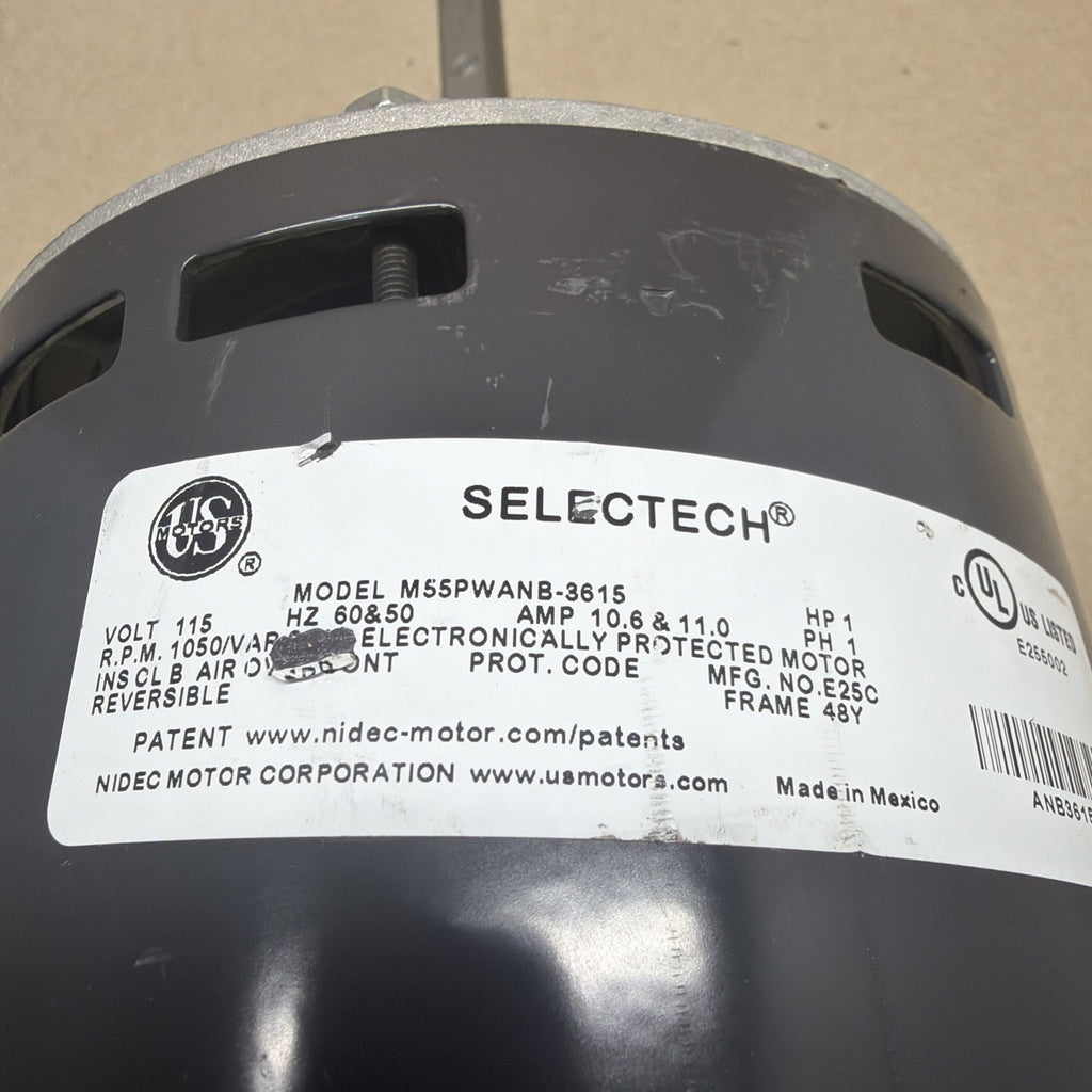 TESTED✅ US Motors M55PWANB-3615 Furnace Blower Motor D346432G13 BY251390683