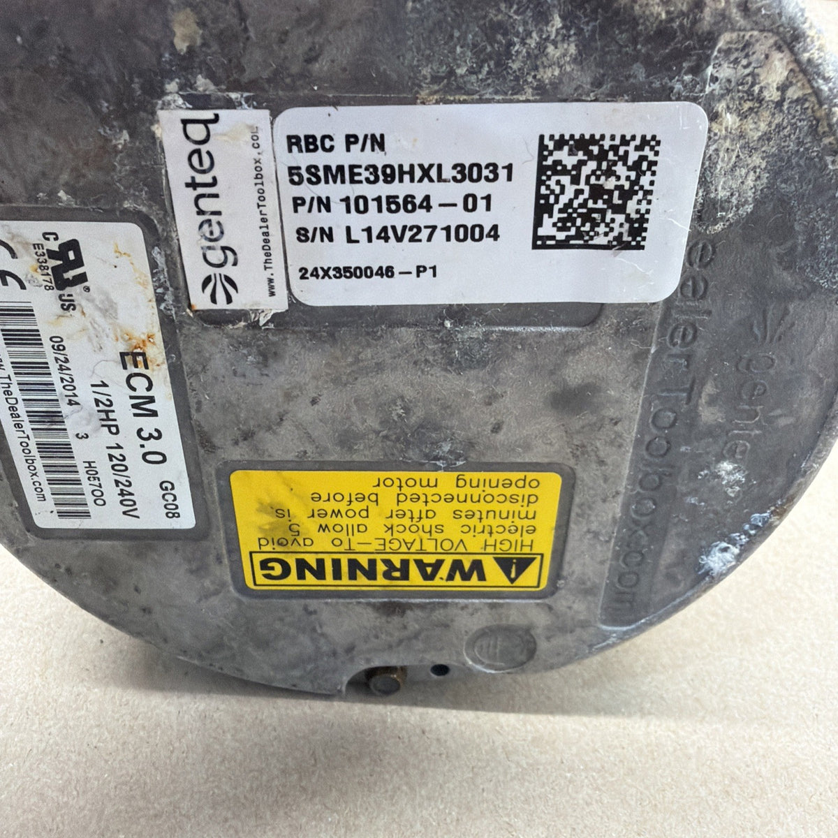 Genteq 5SME39HXL3031 ECM 3.0 Blower Motor 1/2HP 120/240V  101564-01 GC08 ✅