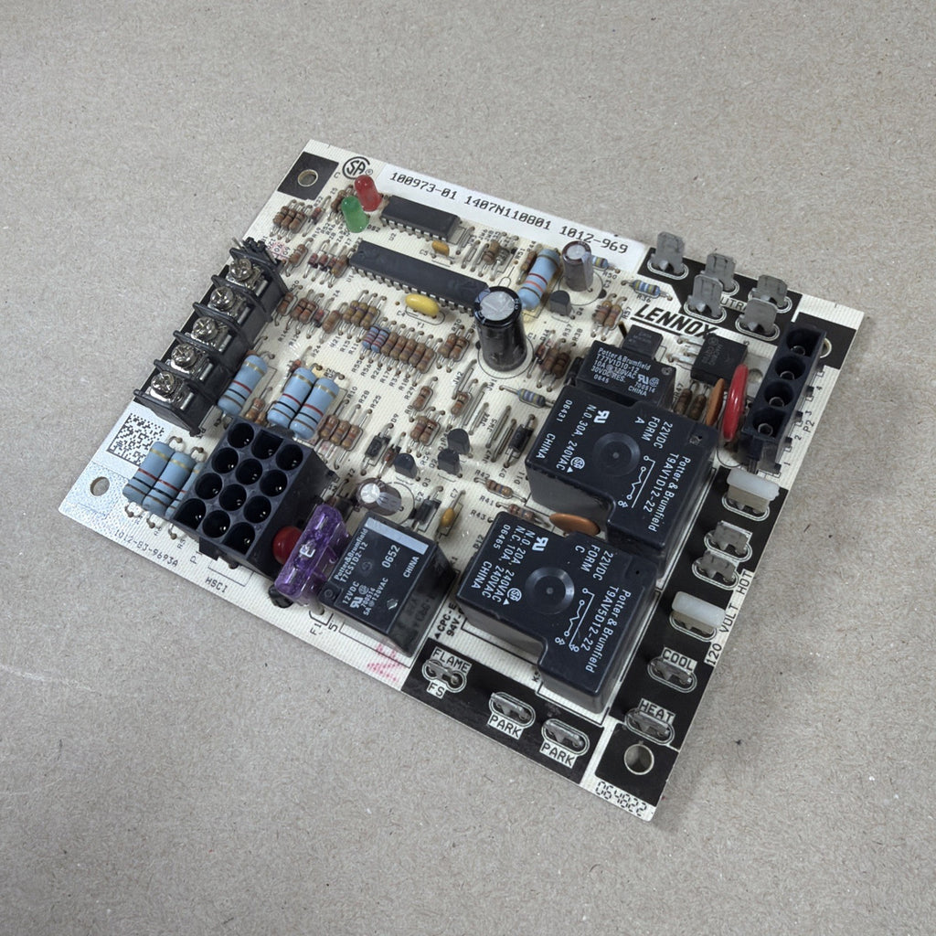 TESTED🔥. LENNOX 1012-83-9693A FURNACE CONTROL BOARD 100973-01.  1012-969